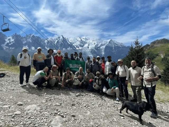 Groupe retour Tour du Mont-Blanc